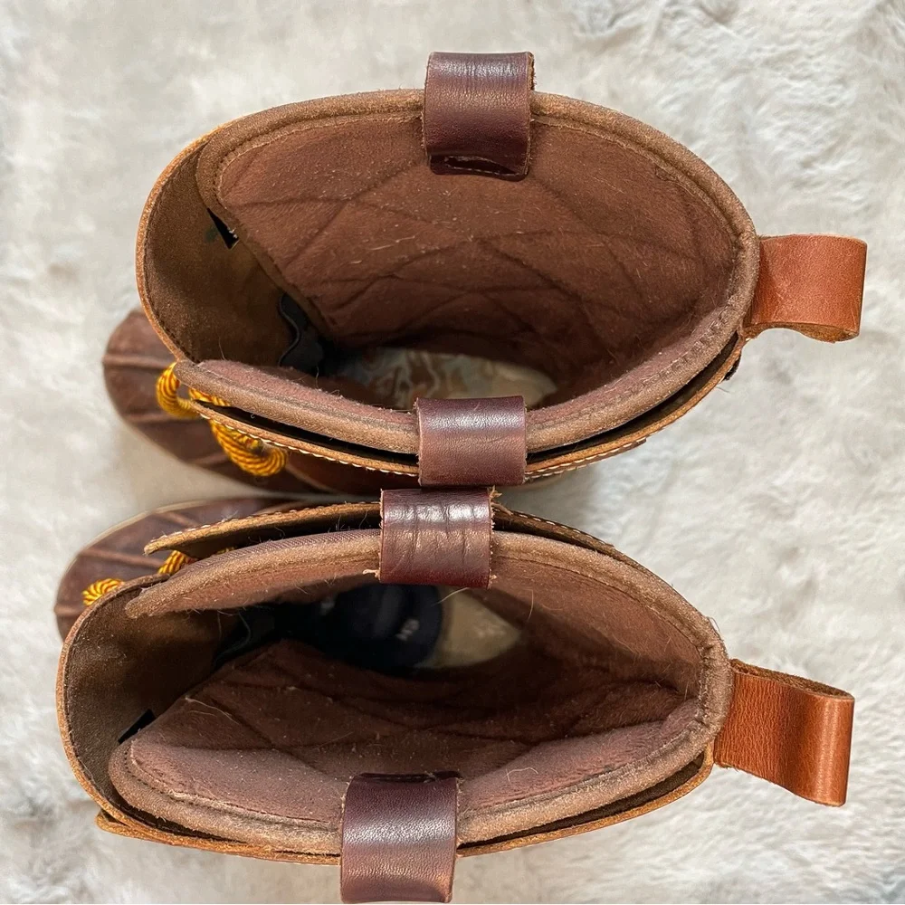 L.L. Bean Tall Insulated Leather Bean Boots Size 7 - Picture 11 of 14